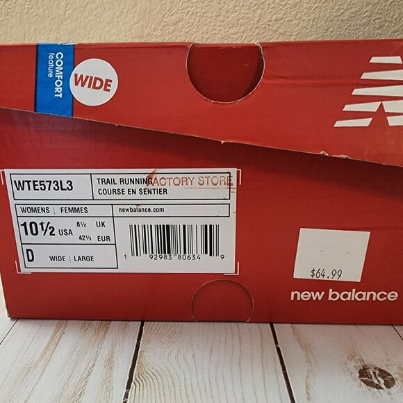 New Balance WTE 573L3, sz 10.5W, Women's Gray & Pink NEW WIDE - Picture 8 of 9